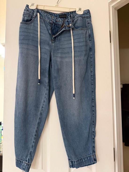 Talbots Denim - Talbots Blue Denim Drawstring Jogger Pants